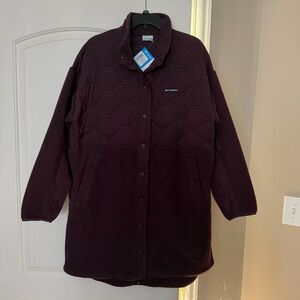 Brand new”Columbia”coat for women.Size-XL,color-dark cherry/purple.💜